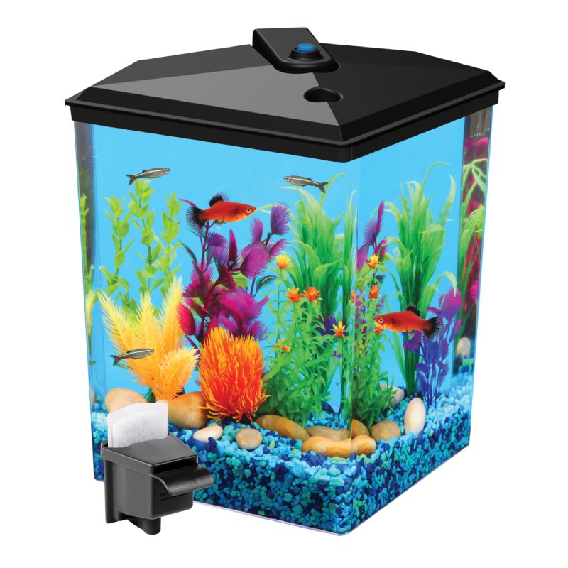 2.5 Gallon Corner Aquarium Kit - Koller Products